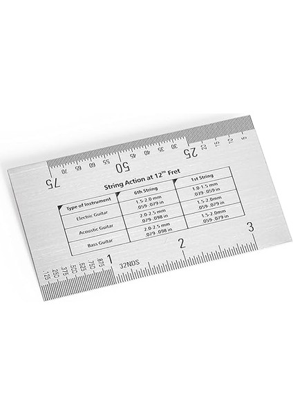 Elektrik Bas Akustik Gitar Mandolin Banjo Için String Action Cetvel Ölçer Aracı Gitar Gitar Cetvel modelleri
