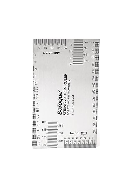 Elektrik Bas Akustik Gitar Mandolin Banjo Için String Action Cetvel Ölçer Aracı Gitar Gitar Cetvel indirimleri