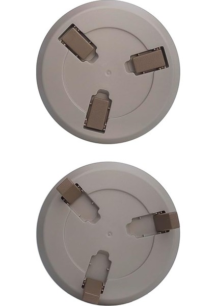 Saksı Süzgeçli Ayaklı Delikli Plastik Aranjman Sukulent Saksısı (Fildişi, 3 Boy) modelleri