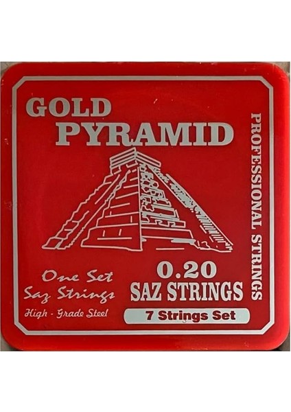Pyramid Uzun Sap Bağlama Teli 0.20
