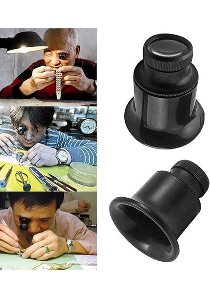 Saatçi Tamirci Göz Büyüteci 20X Siyah - AL2545 fiyatları