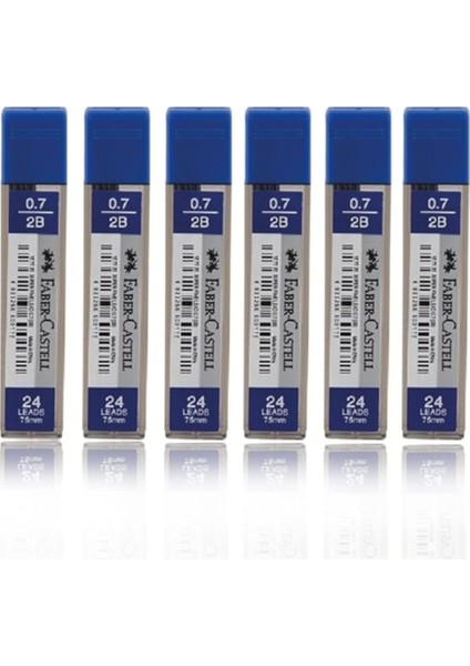 Faber Castell 6 Tüp 75MM 2b 0.7 Kalem Ucu