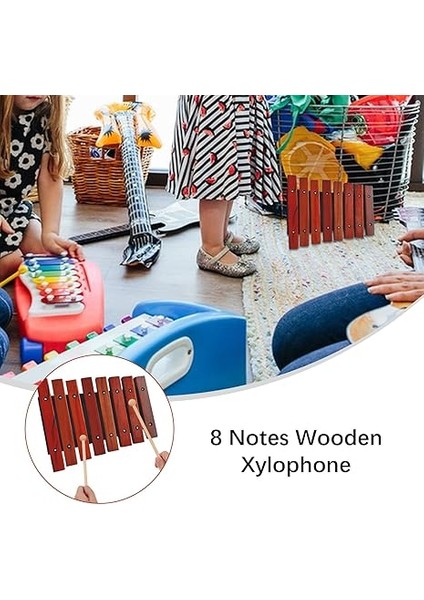 8 Nota 2 Ahşap Tokmaklı Ahşap Ksilofon Müzik Aleti Huş Çamı Ahşap Küçük Ksilofon Vurmalı Çalgı Doğum Günü Müzik Aletleri Yeni Başlayanlar Için Mükemmel fiyatları