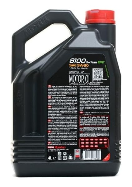 8100 X-Clean Efe C2/c3 5W30 Uyumlu 4 Lt (ÜRETİM:2023) fırsatları