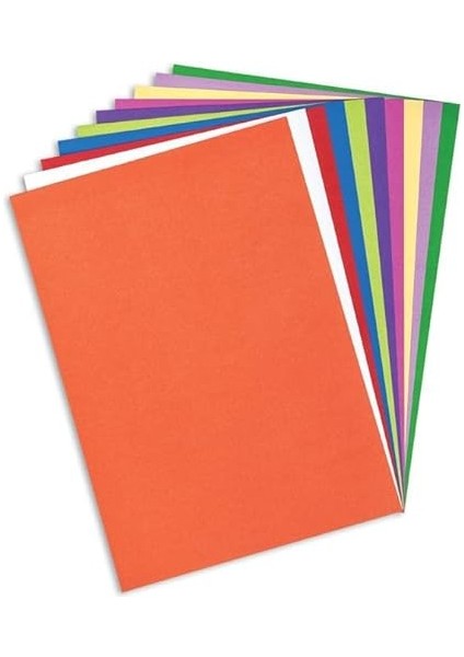 A4 Renkli Fon Kartonu 23 x 34 cm 10 Renk modelleri