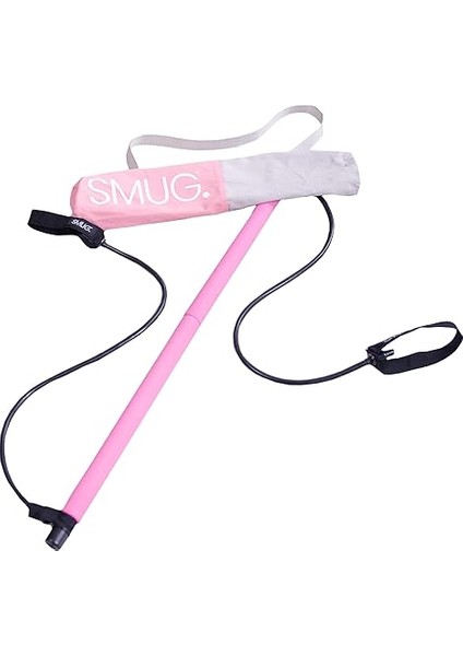 Aktif Pilates Bar Kiti | Direnç Bandı Bar Erkek ve Kadın | Tam Vücut Egzersiz Çubuğu | Spor Salonu ve Ev Için Taşınabilir ve Hafif Dirençli Egzersiz Çubuğu | Karın Tonu, Üst Vücut, Bacaklar ve Kalça indirimleri