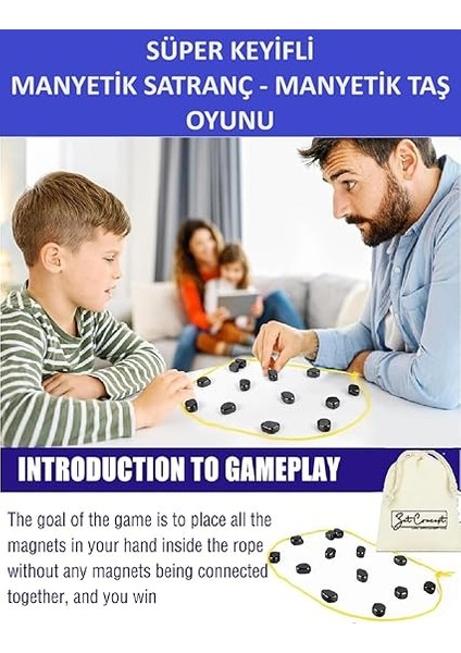 Keyifli Manyetik Taş Oyunu - Mıknatıslı Satranç Oyunu, Mıknatıslı Taş Oyunu, Eğitici Masa Oyunu, Konsantrasyon ve Mantıksal Düşünme Geliştirici, Ebeveyn-Çocuk Iletişimi, Gençler Için Parti Oyunu modelleri