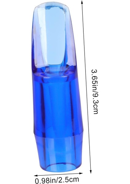 Alto Saksafon Yedek Ağızlık Seti Şeffaf Mavi Renk Profesyonel Müzik Aleti Parçası Yüksek Kalite ve Kolay Kullanım Için Seçim fiyatları