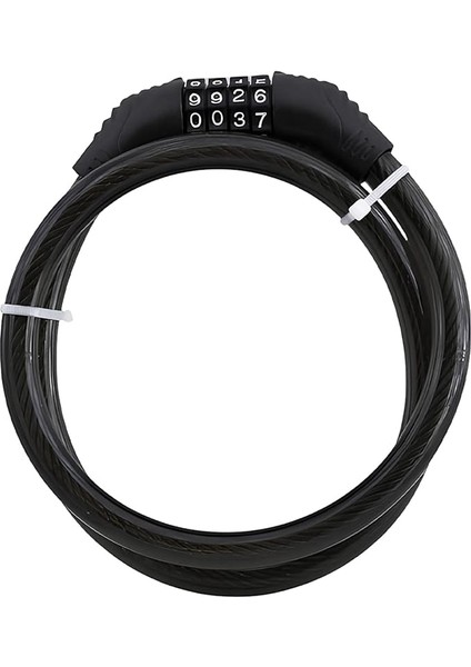 Bisiklet Halat Zincir Kilidi 80 cm Çelik Kilit Çap 12 mm Ø Hırsız Önleme Güvenlik 1 Adet