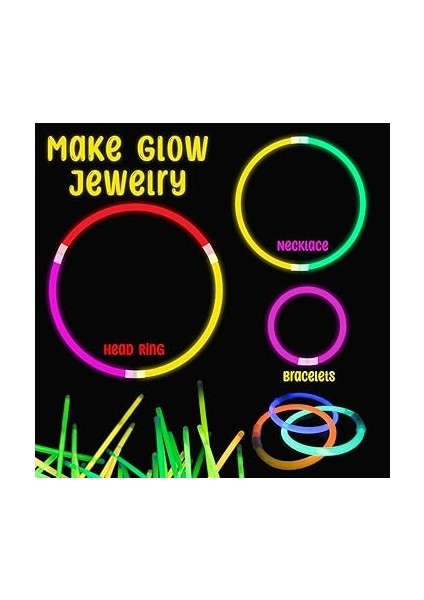 Shop-Mağaza Glow Parti Malzemeleri, Doğum, Düğün Favors, Karışık Renkli Işık Stick, 25PCS Için Bilezikler Bilek Bandı Neon Kolye Sticks Kırpma fırsatları