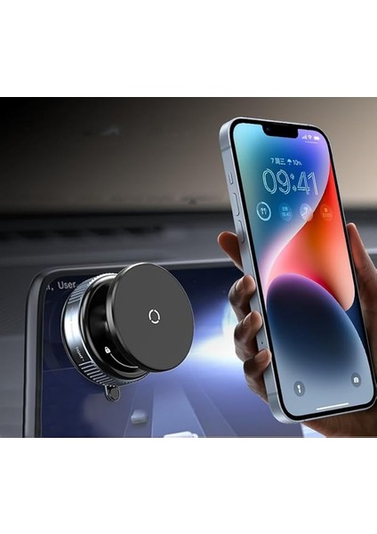 Kablosuz Araç Içi Cep Telefonu Tutucu Araç Içi Montaj Süper Güçlü Vakumlu Manyetik Telefon Tutucu K009