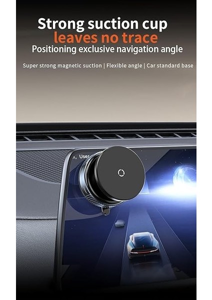 Kablosuz Araç Içi Cep Telefonu Tutucu Araç Içi Montaj Süper Güçlü Vakumlu Manyetik Telefon Tutucu K009 indirimleri