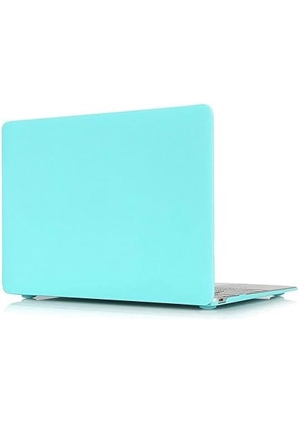 ile Uyumlu Kılıf Mat Sert Hard Shell Kapak, Çizilme ve Darbe Koruması MacBook Air 13 Inç ile Uyumlu – A1369 A1466 2009-2017 Turkuaz modelleri