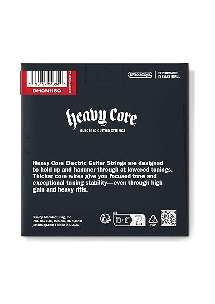 Dunlop DHCN1150 Heavy Core Elektro Gitar Teli (11-50) fiyatları