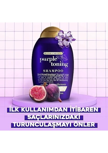 Turunculaşma Karşıtı Mor Şampuan 385 ml fiyatları