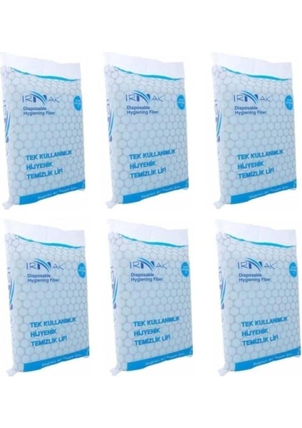 Şampuanlı Hasta Vücut Yıkama Temizleme Lifi 20LI 6 Paket