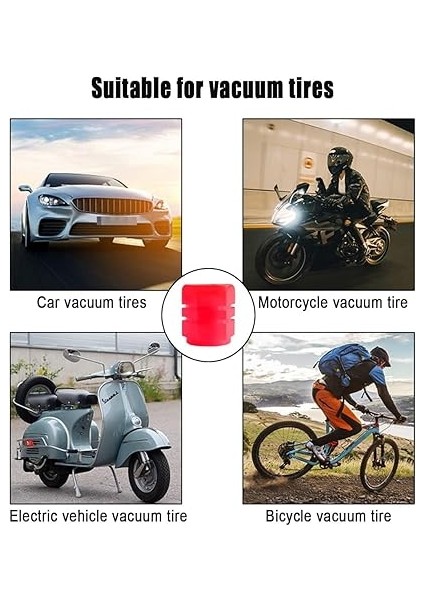 4 Adet Kırmızı Floresan Karanlıkta Parlayan Fosforlu Oto Araba Sibop Kapağı Tüm Araçlara Uyumlu Toz Geçirmez Motorsiklet Suv Kamyon Bisiklet Supap Kapağı Oto Aksesuarları indirimleri