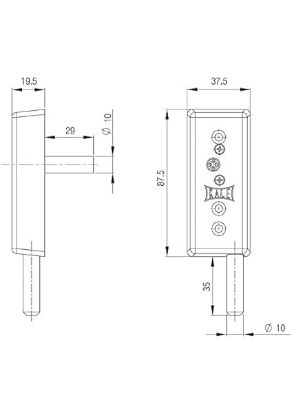 Kilit 197F Fotoselli Emniyet Kilidi 55MM fiyatları