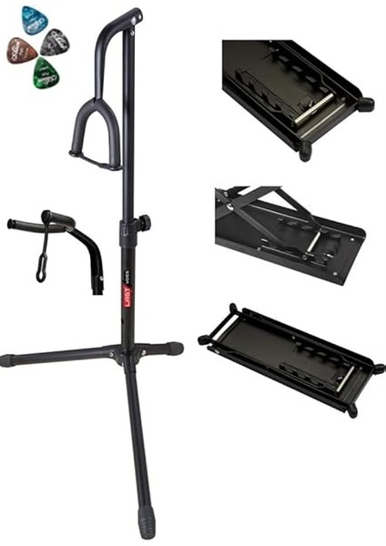 GTR-01PD Enstrüman Gitar Standı Sehpası + Ayaklık + Pena fiyatları
