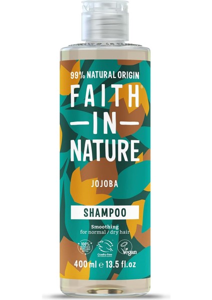 In Nature %99 Doğal Pürüzsüzleştirici Şampuan Normal & Kuruya Dönük Saçlar Için (Jojoba, 400 Ml)