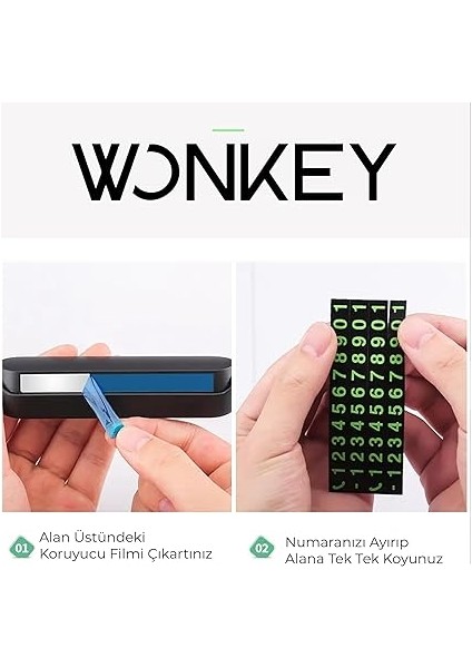 Araç Içi Park Numaralığı, Numaratör, Park Telefon Numarası, Araba Torpido Cam Cep Telefon Kartı indirimleri