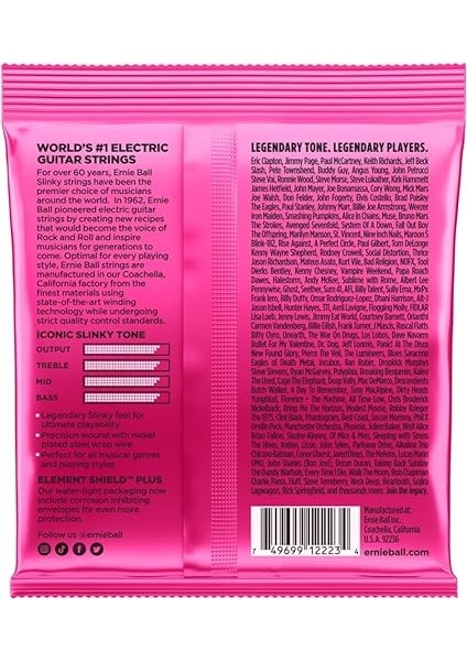 Ball P02223 Super Slinky 09-42 Elektro Gitar Teli fiyatları
