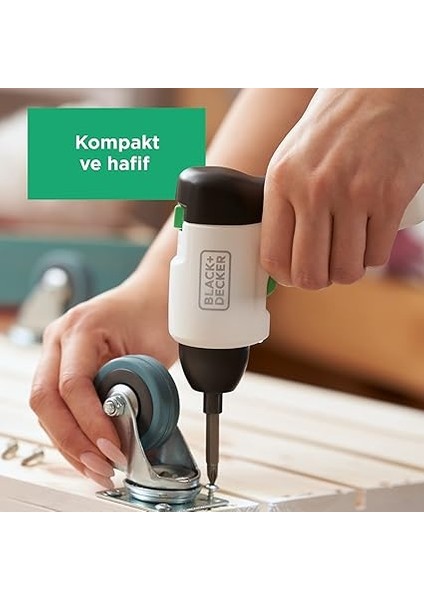 + Decker Reviva REVSD4C-XJ 3.6V Şarjlı Vidalama modelleri