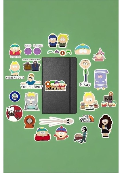 Major Selection South Park Sticker Paketi/bullet Journal Defter Çıkartma Ajanda Laptop Etiket, 98746516846684