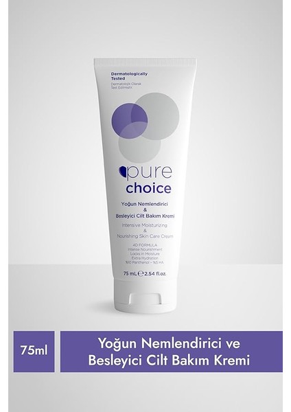 Choice Yoğun Nemlendirici ve Besleyici Cilt Bakım Kremi 75 Mililitre modelleri