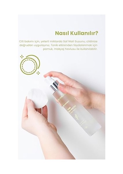 Natural Nioli Suyu Sebum Dengeleyici Akne Karşıtı TONIK%100 Doğal ve Saf 100 ml indirimleri