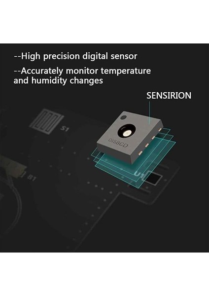 E-Mürekkep Dijital Ekran Higrometre Termometre modelleri