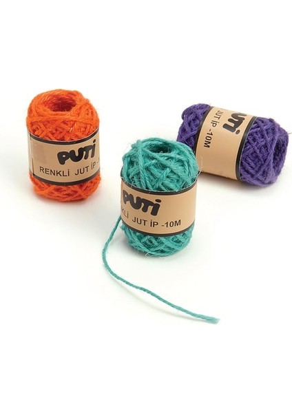 01852 10 M Renkli Jut Ip