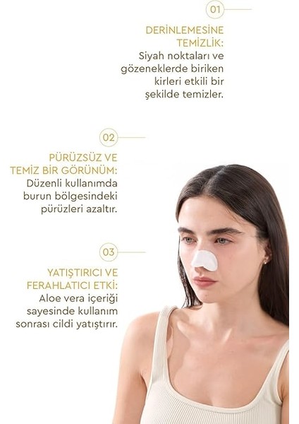 Nose Patch - Siyah Nokta ve Gözenek Için Temizleyici Burun Bandı 5'li fiyatları