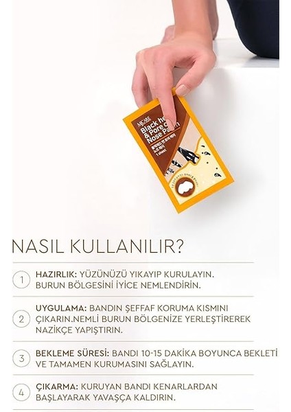 Nose Patch - Siyah Nokta ve Gözenek Için Temizleyici Burun Bandı 5'li indirimleri
