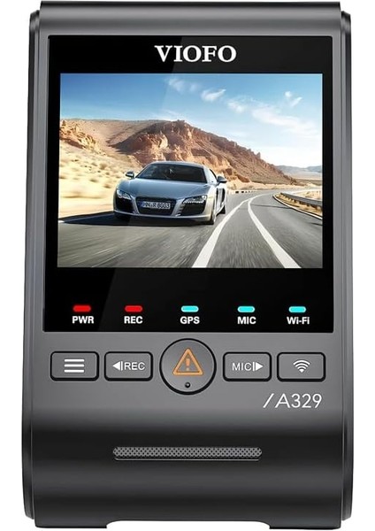 A329 4K Hdr Sony Starvis 2 Sensörlü Wi-Fi 6 SSD Destekli Gps'li Araç Kamerası, A329 Tek Kamera