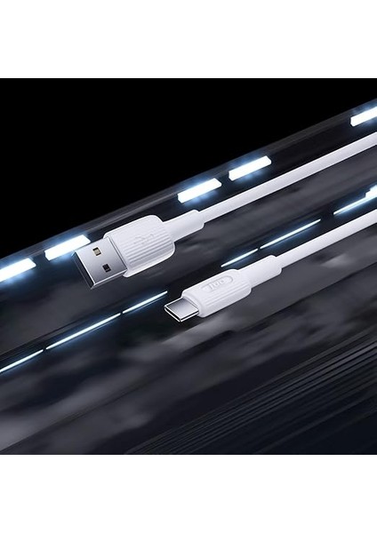 12W Usb-A To Type-C Silikon Hızlı Şarj ve Data Kablosu Beyaz 1 Metre modelleri