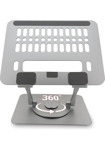 Alüminyum Taşınabilir 360 Derece Dönebilir Katlanabilir Laptop Standı