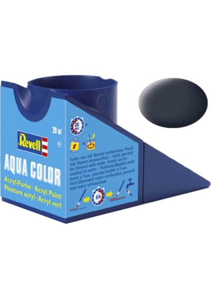 - Su Bazlı Maket Boyası Tank Gri Mat 18 ml (36178)