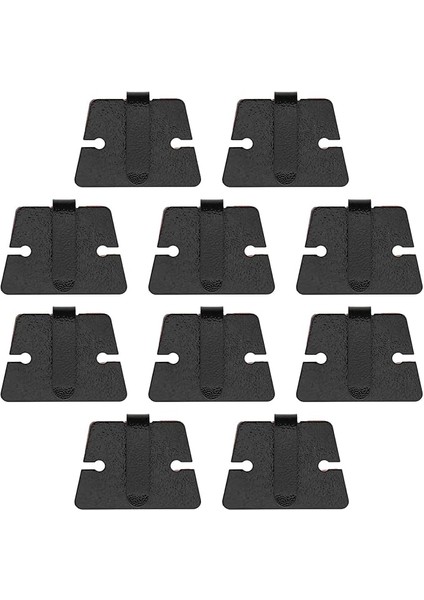 10 Adet Araba Radyo Mikrofon Braketi Mikrofon Kanca ile Uyumlu Icom IC-2720H IC-2820H Kenwood TM241 TM231 ile Uyumlu