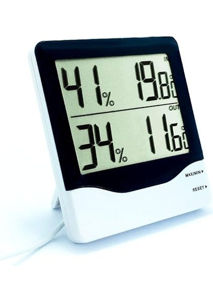 Iç-Dış Dijital Problu Termometre Nem Ölçer, Beyaz fiyatları