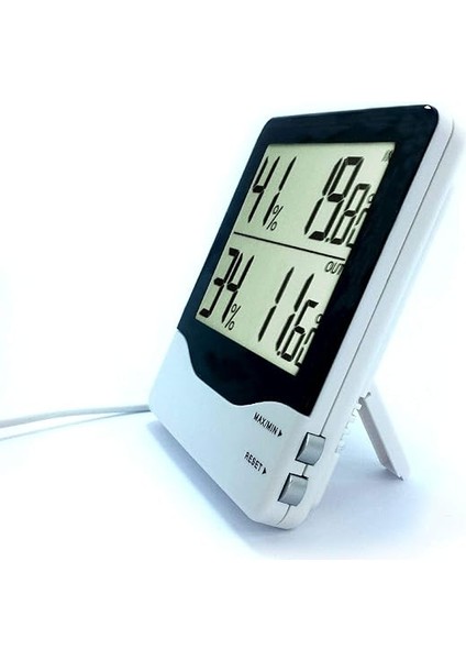 Iç-Dış Dijital Problu Termometre Nem Ölçer, Beyaz modelleri
