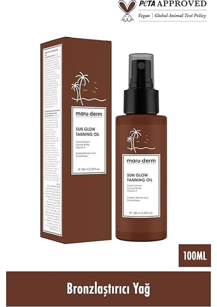 Spf 0 Bronzlaştırıcı Güneş Yağı 100 ml fiyatları