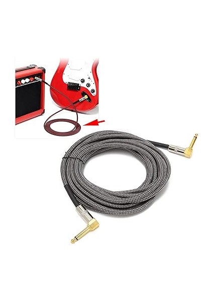6m Gitaristler Için Pvc Yalıtım Kapağı Uzun Yükleme Alet Kablosu ile Gitar Kablosu (JD6215) indirimleri