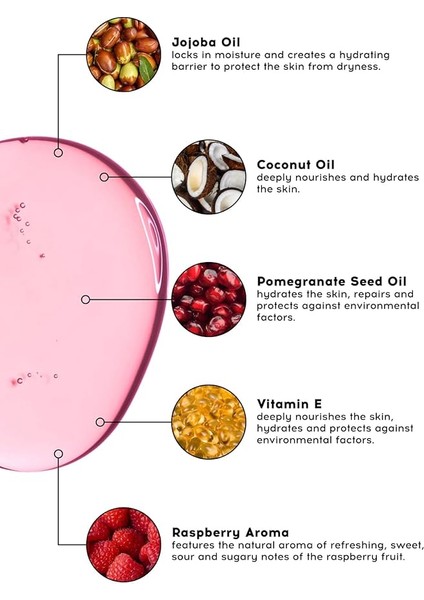 Co. Dudak Parlatıcısı Nemlendirici Besleyici Lip Oil Gloss, Dudak Yağı, Ahududu Aromalı, E Vitamini modelleri