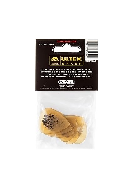 Dunlop Ultex Sharp Pick 1.4mm - 6'lı Paket fiyatları