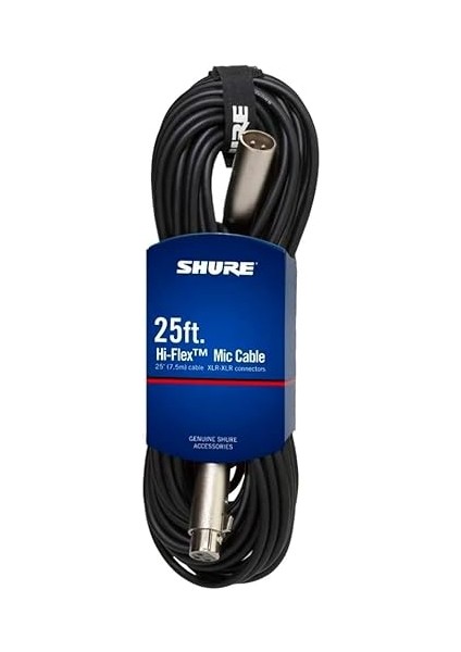 C25J Krom Xlr Konnektörlü 25 Ayaklı Hi-Flex Kablo