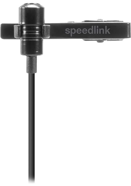 Spes Kablolu Jaklı Mikrofon 3,5 mm - Jak Fişli Yaka Mikrofonu, Clip-On Mikrofon, Çıkarılabilir Metal Tutma Klipsi, Gürültü Azaltma, Siyah fiyatları