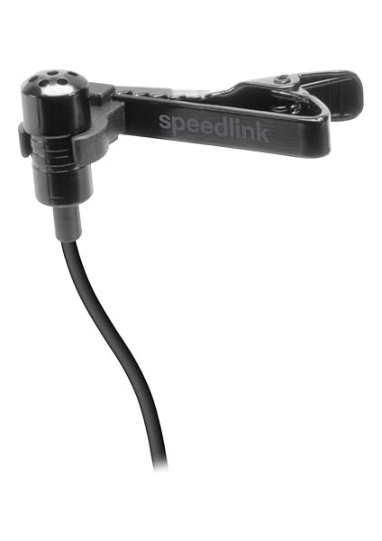 Spes Kablolu Jaklı Mikrofon 3,5 mm - Jak Fişli Yaka Mikrofonu, Clip-On Mikrofon, Çıkarılabilir Metal Tutma Klipsi, Gürültü Azaltma, Siyah modelleri