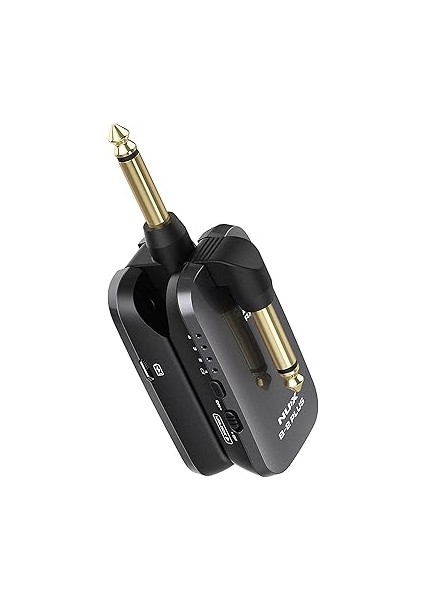 B-2 Plus 2.4 Ghz Kablosuz Gitar Sistemi, Kablosuz Adaptör (Cep Formatı, Pil Ömrü Maks. 7 Saat, Geniş Menzil, 32 Bit/48 Khz Hi-Res Ses Kalitesi, Jak Fişi), Siyah modelleri