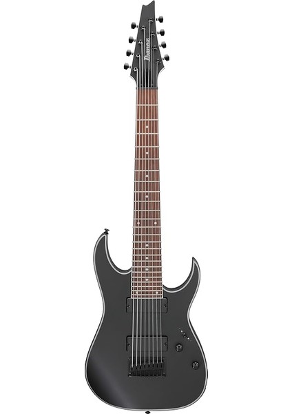 RG8EX Bkf - Black Flat 8 Telli Elektro Gitar